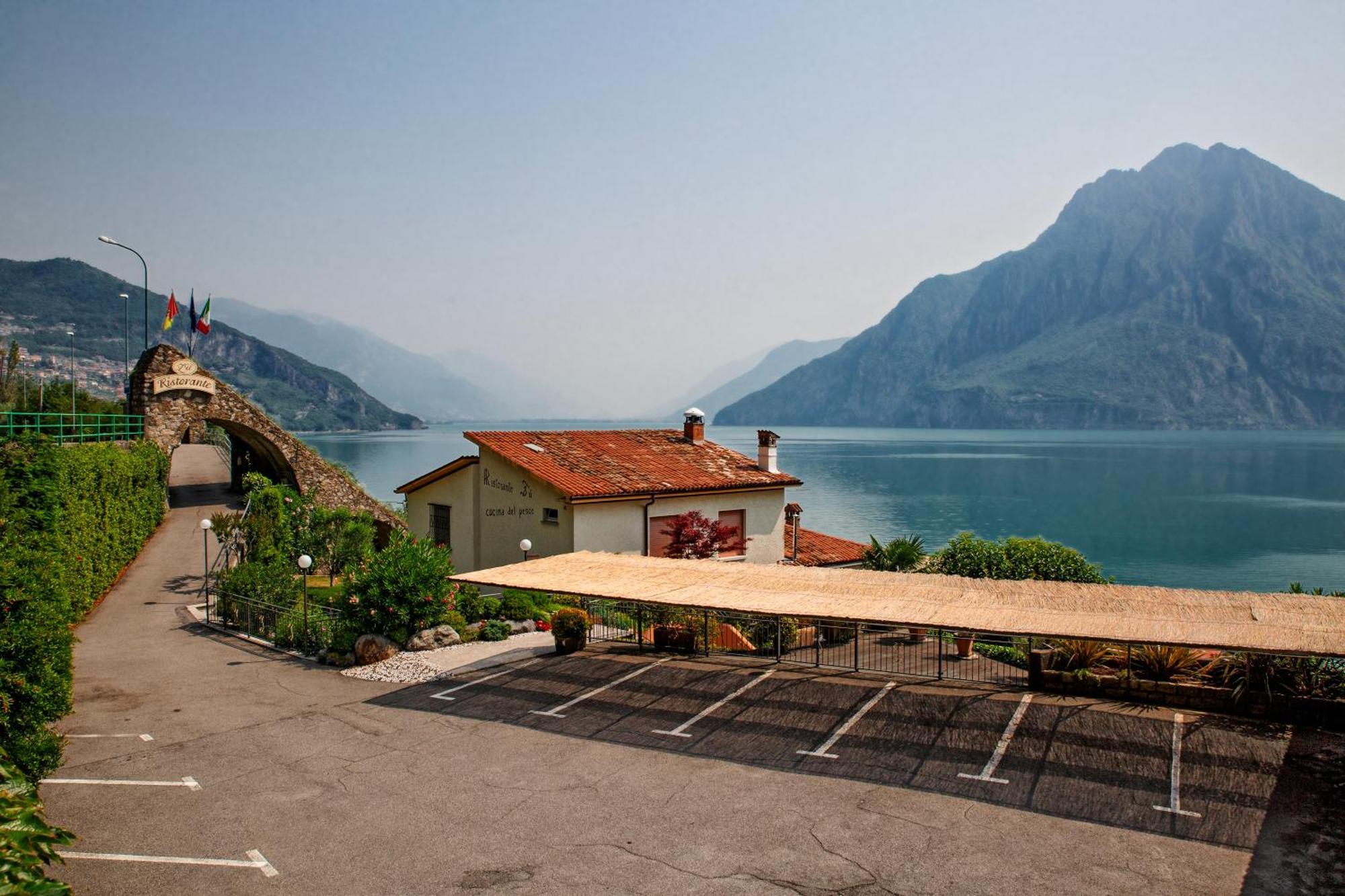 Studio Zu - Lakeside Apartment Riva di Solto Kültér fotó